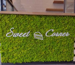 Скандинавски мъх в сладкарница Sweet Corner