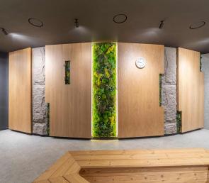 Green wall at Park Hotel Pirin in Sandanski